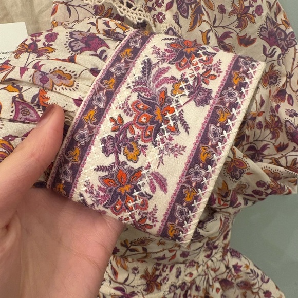 Sezane alexiana nausica quilted ruffle blouse - Picture 5 of 13